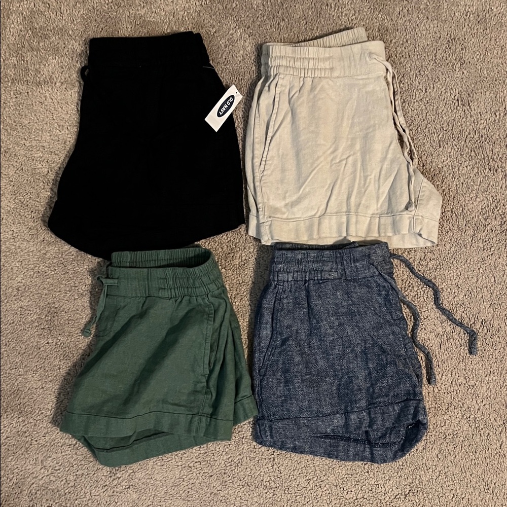 Old Navy Linen Shorts Bundle